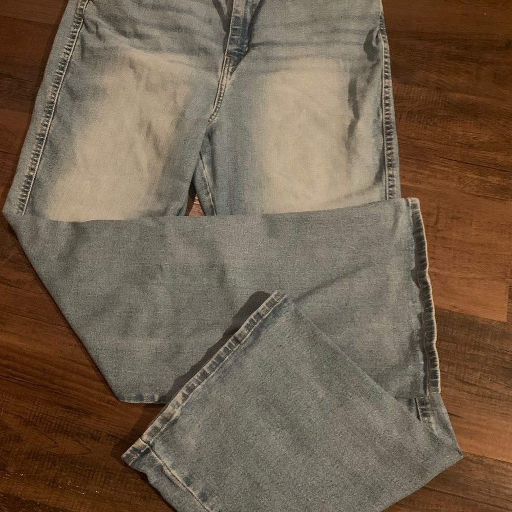 Levi Strauss Signature Women's Size 16 Heritage Jeans High Rise Flare Wash